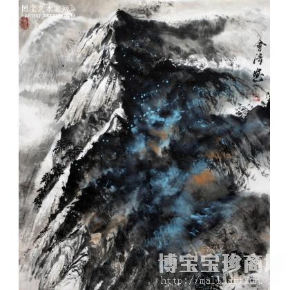 无题 山水画 王会清作品 类别: 国画山水作品