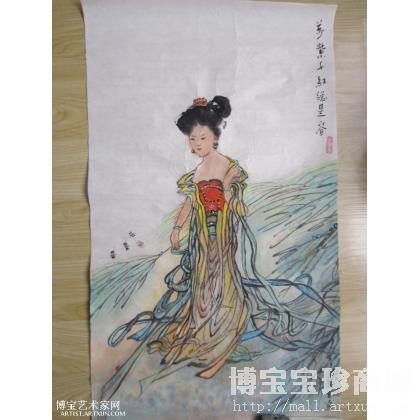 万紫千红总是春 仕女人物画 徐新生作品 类别: 仕女人物画