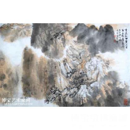 杨永茂 重遇江南更千里 山水画作品 类别: 国画山水作品