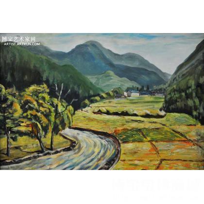 彭家明 风景1 类别: 风景油画